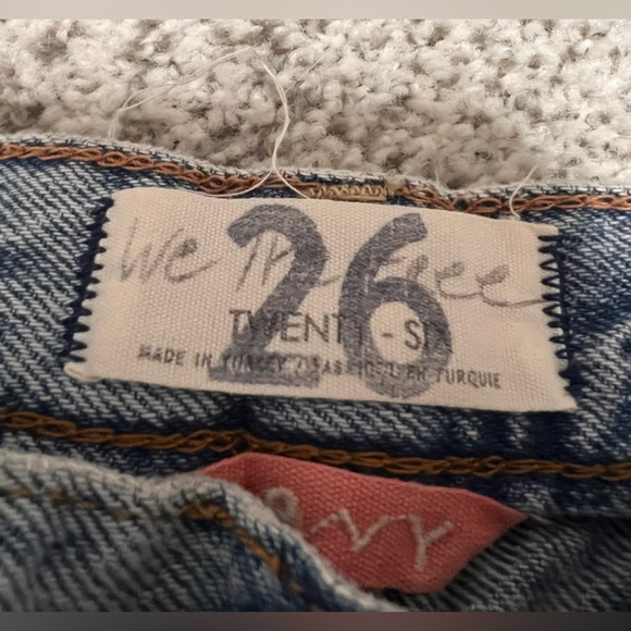 Free People Light Blue Straight Leg Jeans - Picture 3 of 10